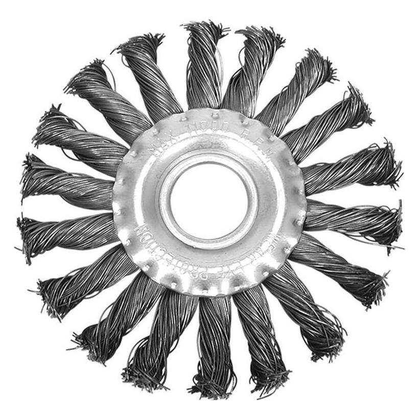 Toya -Seitendrahtbürste 150 mm geflochten (06983)