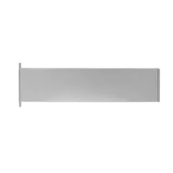 CITY-GUIDE Hohlkammerprofil silber eloxiert 10 x 65 cm