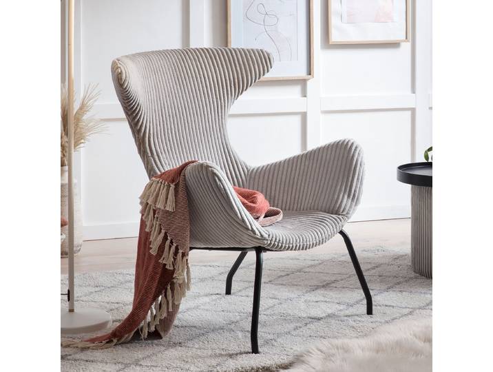 Artistiq Fauteuil Ariel Rib - grijs