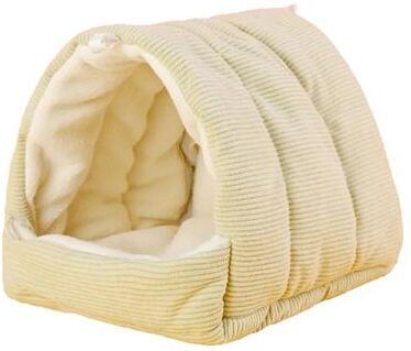 Friendly Fresh Finds Hanging Hammock Bird Nest Parrot Winter Shed Hut For Hamsters Small Pets, Plush Hideaway light Green m