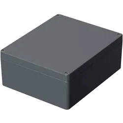 Rose Industrie-Gehäuse Silber-Grau (RAL 7001) Aluminium (Gehäuse), Elektronikzubehör + Gehäuse, Grau, Silber