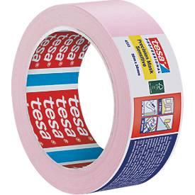 tesa Präzisionskrepp Sensitiv 4333, 38 mm × 50 m, hellrosa – scharfe Kanten, für empfindliche Oberflächen