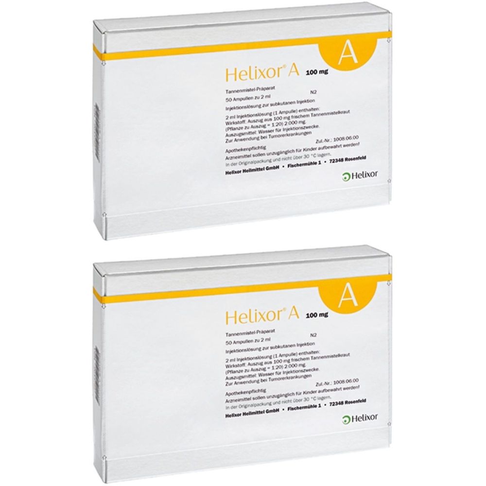 Helixor A Ampullen 100 mg x2 2x50 St