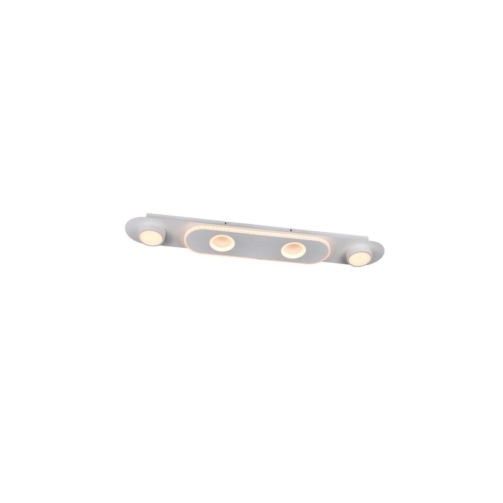 BRILLIANT Lampe, Irelia LED Spotbalken 4flg weiß, 1x LED integriert, 30W LED integriert, (3500lm, 3000K), Energiesparend und langlebig durch LED-Einsatz