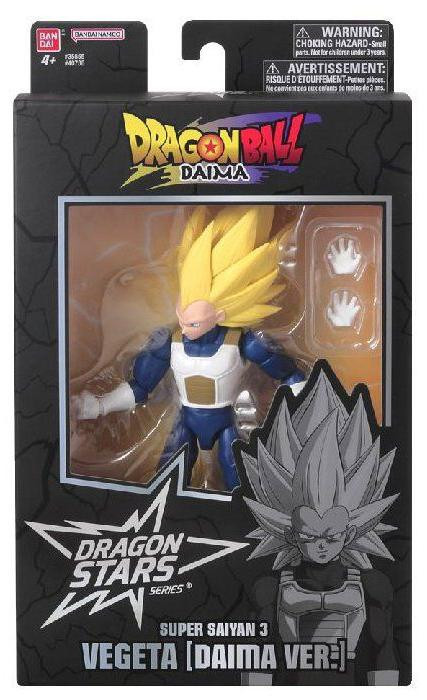 Dragon Stars Dragon Ball Daima Super Saiyan 3 Vegeta SSJ3 Figuurtje met accessoires, 17 cm