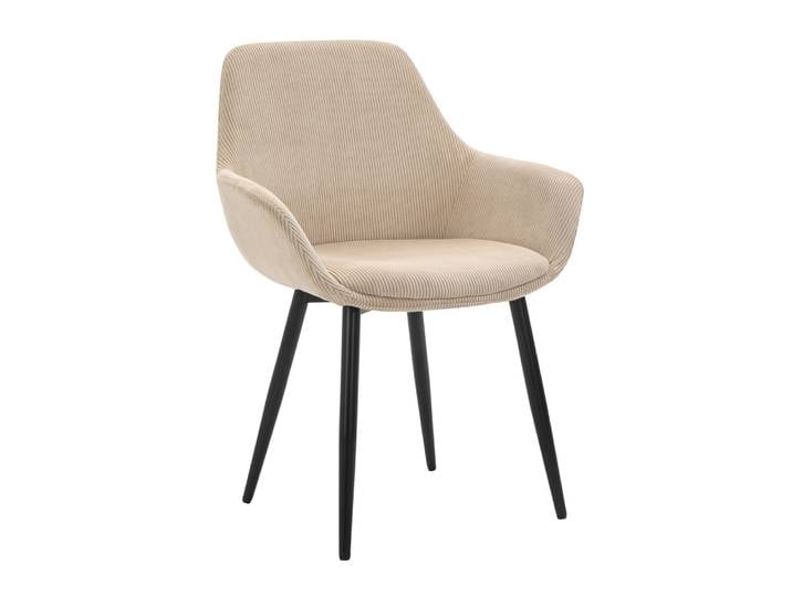 Armlehnstuhl, Cord-Optik, 64×59×86 cm, Modern & Klassisch, 2er-Set