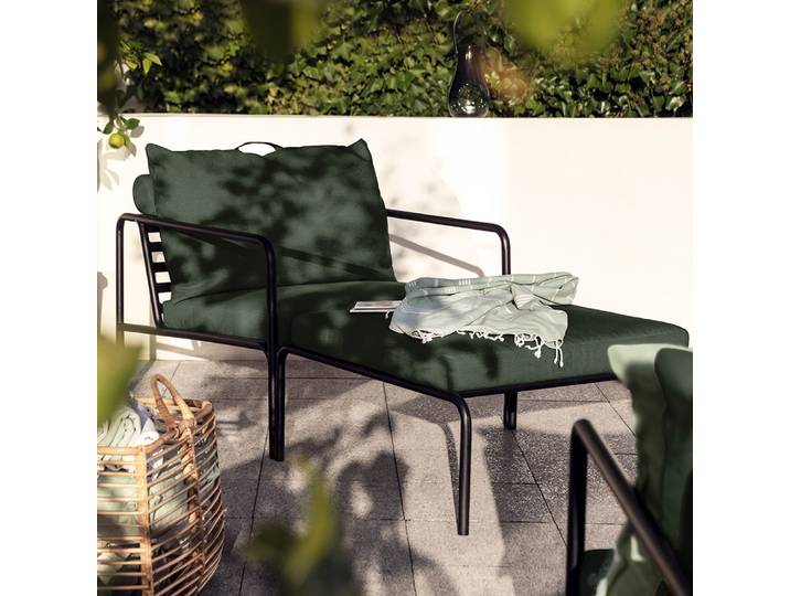 Houe Avon Set Loungesessel mit Ottoman Alpine