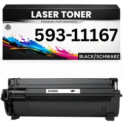 XXL Toner kits kompatibel für Dell 593-11167 Laser Printer B2360d/B2360dn/B3460dn/B3465dnf in Schwarz