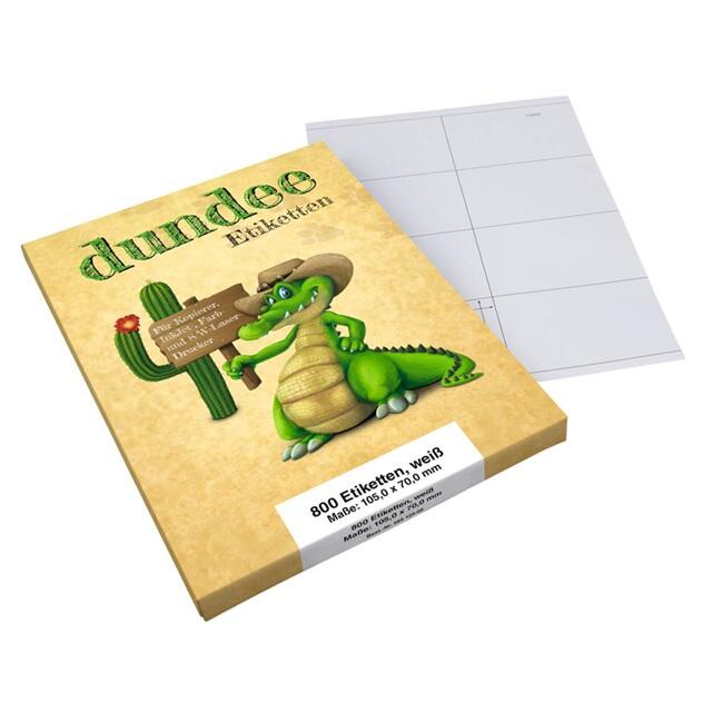 dundee Etiketten D585125 weiß 105,0 x 70,0 mm