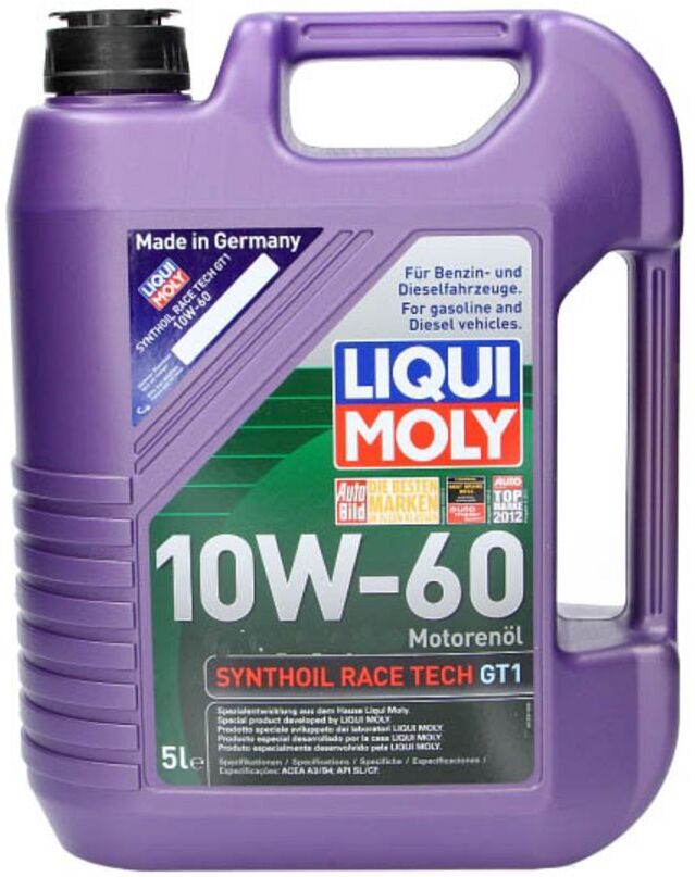 Motoröl LIQUI MOLY P000342 Synthoil RaceTech GT1 10W60 5L