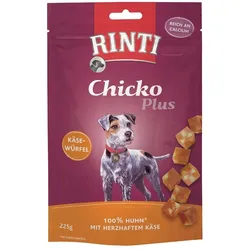 Rinti Chicko Plus Käsewürfel Huhn | 9x 225g Hundesnack