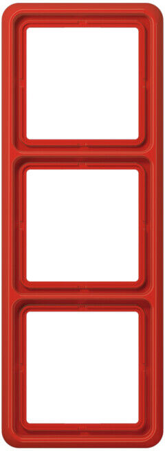 Jung Cadre 3 fois rouge brisé, niveau/vertical CD 583 WU RT (CD583WURT)