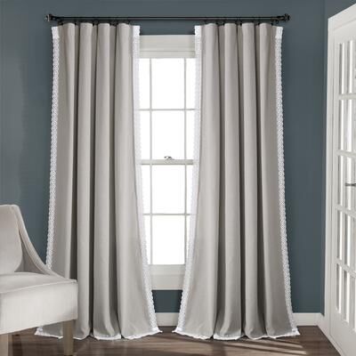 The Gray Barn Kind Koala Vintage Farmhouse Light Filtering Curtain Panel Pair