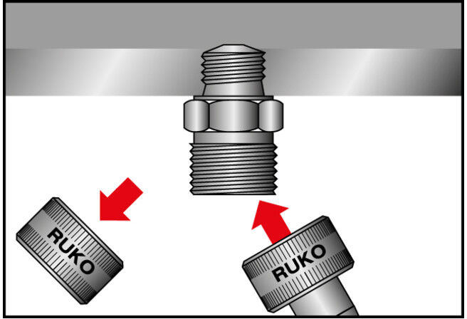 Ruko Bouchon à soupape 3/4 x 14 BSP