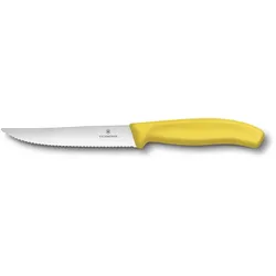 6.7736.L8 SwissClassic Gemüsemesser, Mittelspitz Wellensch., 10 cm, g