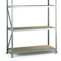 Fachbodenregal, Tragfähigkeit 600 kg, 2500 x 2200 x 1050 mm, Grundregal