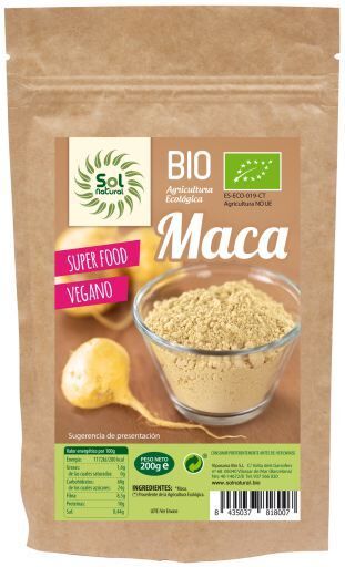 Sol Natural Maca Bio 200 gr 200 gr