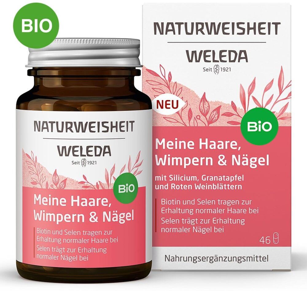 Weleda Naturweisheit Meine Haare Wimpern&nägel Kps 46stk