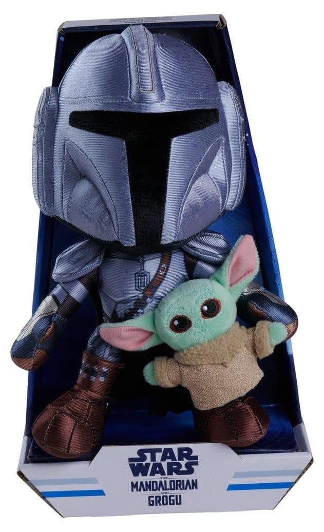 Simba Star Wars Mandalorian figuur met Mini Grogu