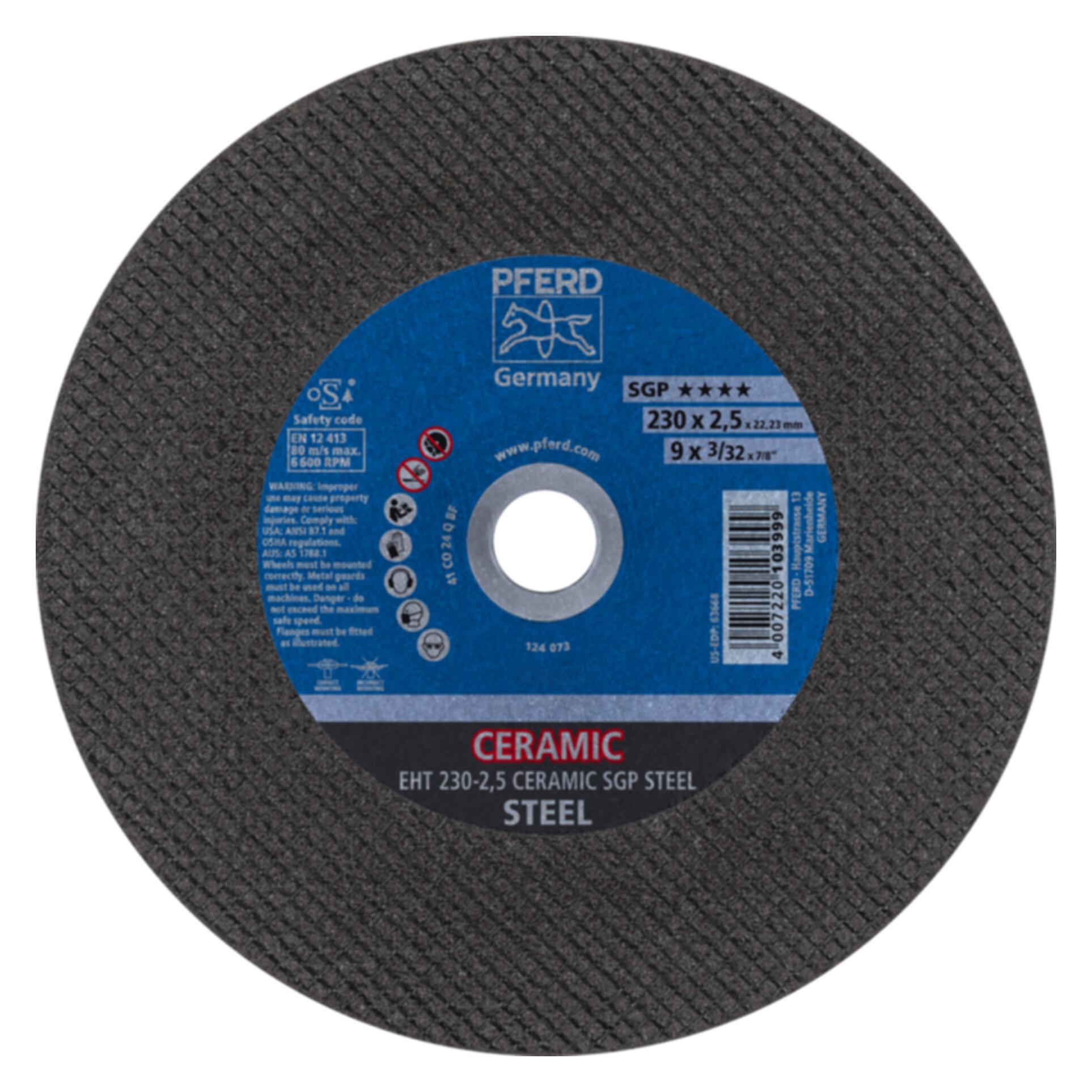 Pferd Trennscheibe EHT 230-1,9 CERAMIC SGP STEEL (EHT 230-1,9 CERAMIC SGP STEEL)
