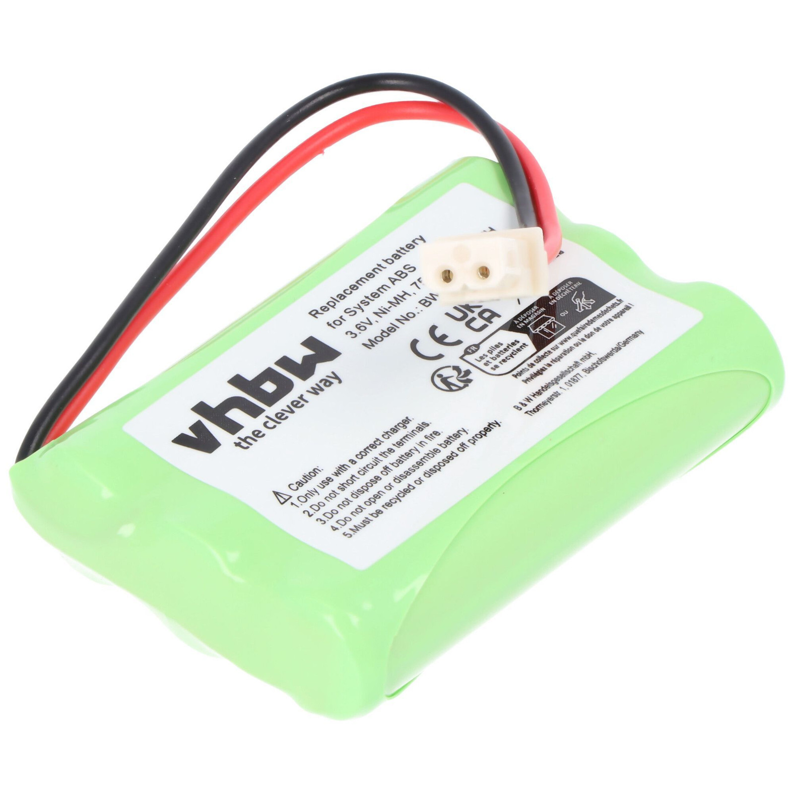 AccuCell 3AAA750 Accu vervanging 750mAh 3.6V NiMH