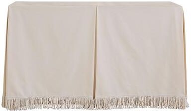 Essential Skirted Console Table with Fringe - Ballard Designs