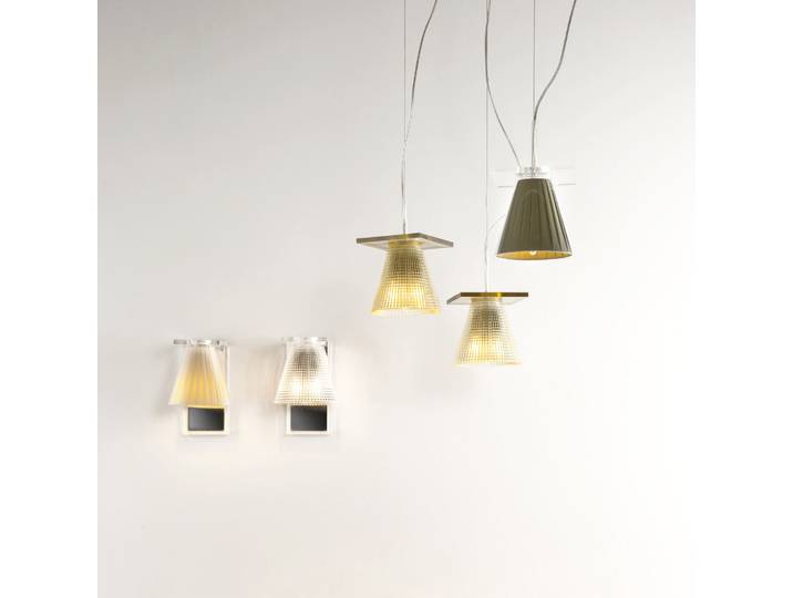 Suspension Light Air en cristal sculpté - Kartell Light-Air - Salon / séjour - Design - Plastique - À ampoule unique