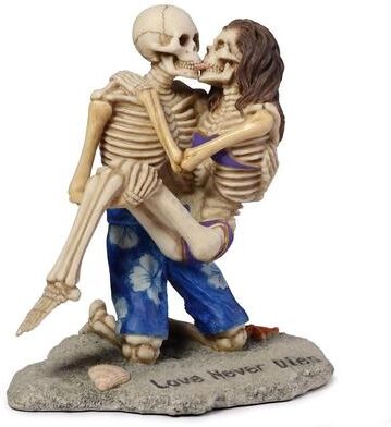 Veronese Design 5.91 inches Height Polyresin Love Never Dies--Kissinger Multicolor Finish Figurine
