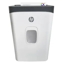 HP Aktenvernichter mit Partikelschnitt OneShred Auto 200CC weiß