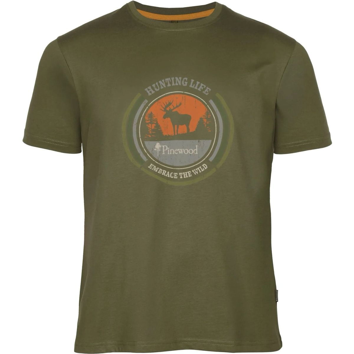 Pinewood Moose T-shirt h.olive (713) XXL 1-54660713009