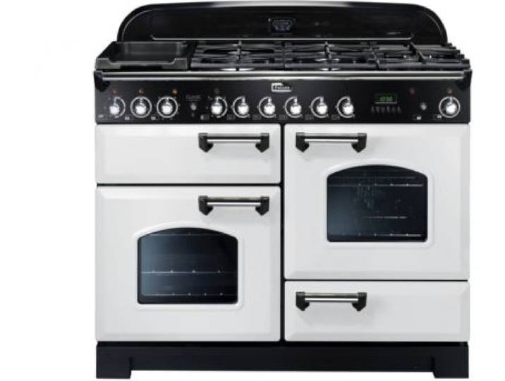 Falcon - Piano De Cuisson Mixte Classic Deluxe 110 Blanc Chrome
