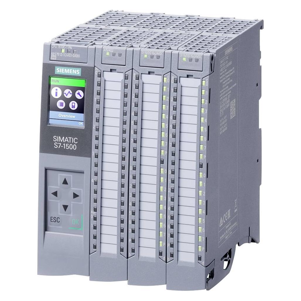 Siemens 6ES7512-1CK01-0AB0 - Analog - Systemleistung - Mehrfarben - 1,58 kg - 189 mm - 1 (6ES7512-1CK01-0AB0)