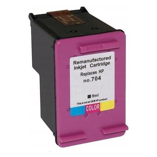 Superbulk B-H704C tusz trójkolorowy do drukarki HP (zamiennik HP 704 CN693AE) Standard (Superbulk)