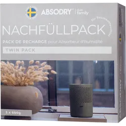 Absodry Duo Family Nachfüllpackung für Series 6 und Hanger 2 x 600 g neutral