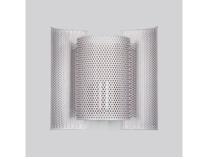 Design wandlamp Butterfly perforated, dimbaar, alu / grijs / zink, Woon-/ Eetkamer, Aluminium, Design, Wandlamp design