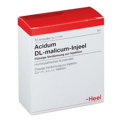 Acidum DL-malicum Injeel Ampullen 10 St