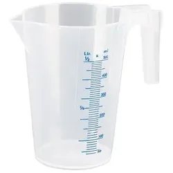 Hardwex Messbecher mit Skala 0,5 l, transparent