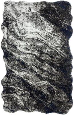KALATY Zenith Abstract Shag Grey Area Rug