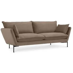 Nordic Collection Sofa Hasle Lux Cord Beige 3-Sitzer
