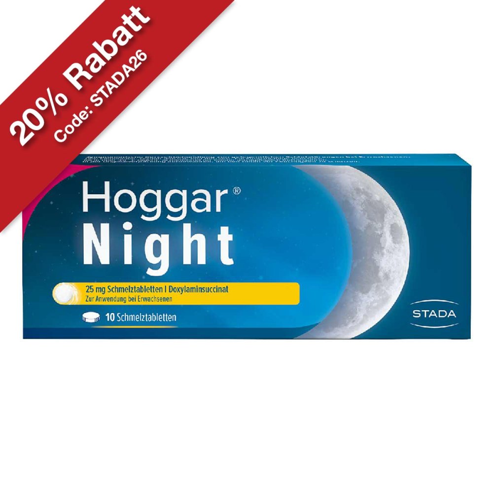 STADA Consumer Health Deutschland GmbH Hoggar Night 25 mg Doxylamin Schlaf-Schmelztabletten 14144151