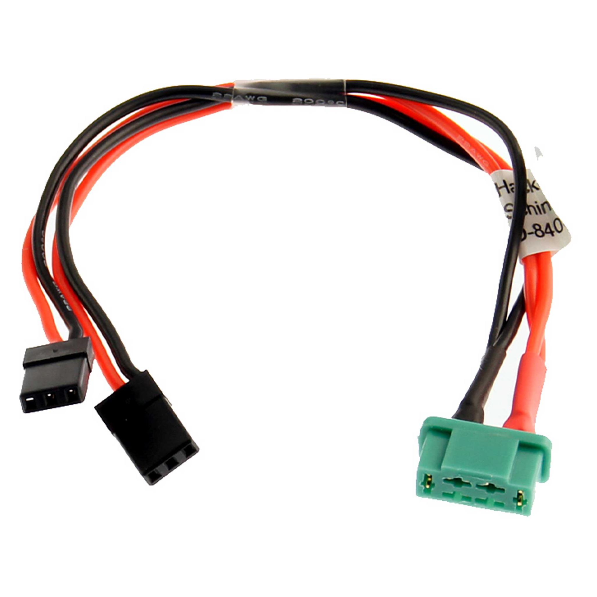 Hacker adapterkabel mpx-buchse auf 2x jr-buchse (26069428)