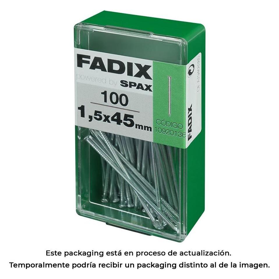 Fadix Box s 100 unit. nail c. reduced steel 1.4x45mm (49443503)
