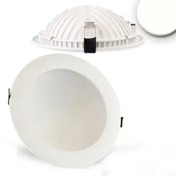 ISOLED LED Einbau-Downlight LUNA, indirektes Licht, IP20, nicht dimmbar, weiß, 18W 4000K 1100lm 120° ISO-112432