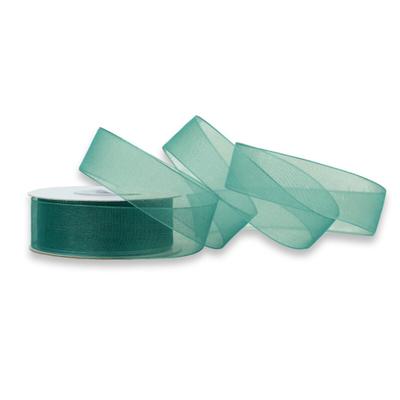 Creativery 25mm Organzaband 25m Chiffonband Schleifenband Geschenkband Deko Stoffband Petrol