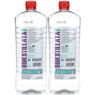 Destiliertes Wasser Bidest 2x 2x1000 ml Flüssigkeit