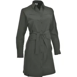 MAUL Damen Kleid Elbetal-SP - Safari Kleid, Größe 42 in Grau Grau