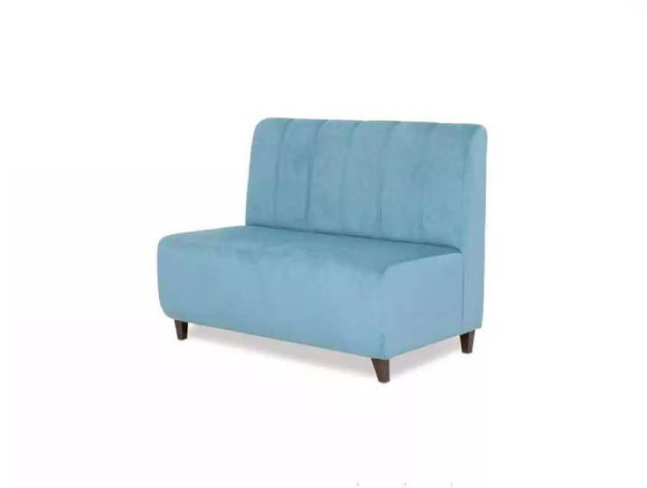 Xlmoebel 2-Sitzer Blaues modernes Sofa für das Arbeitszimmer aus Textil, 2-Sitzer Sofa 1 Teile, Made in Europa