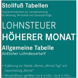 Tabelle,Lohnsteuer2026HöhererMonat, Ratgeber