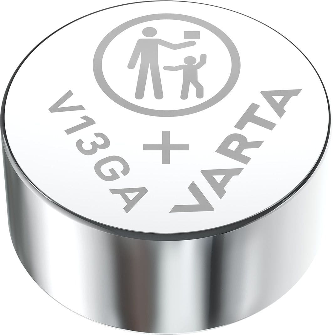 Varta Batterien V13GA/LR44 Knopfzelle, 1 Stück, Alkaline Special, 1,5V, kindersichere Verpackung, für Spielsachen, Taschenrechner, Messgeräte 04276 101 401