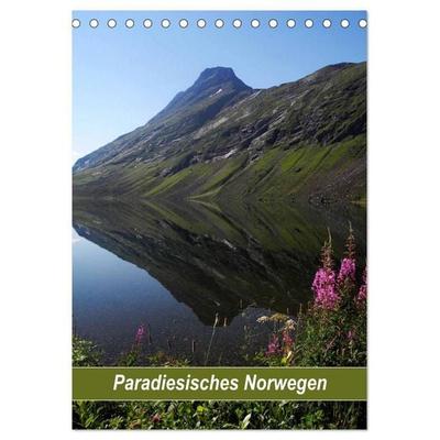 Paradiesisches Norwegen (Tischkalender 2027 DIN A5 hoch), CALVENDO Monatskalender